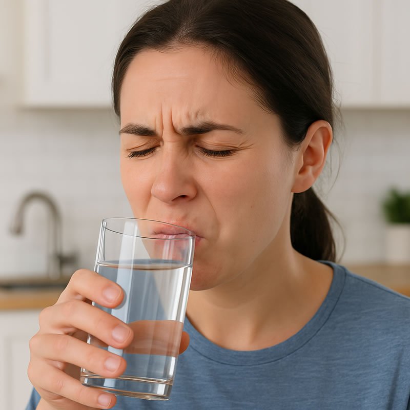 Metallic Taste Water