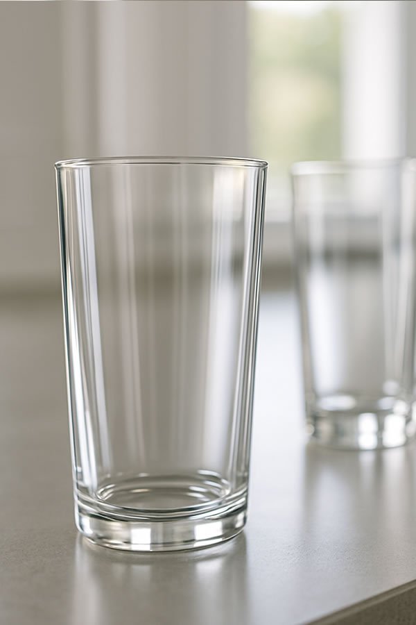Spot-free dishes after water softener